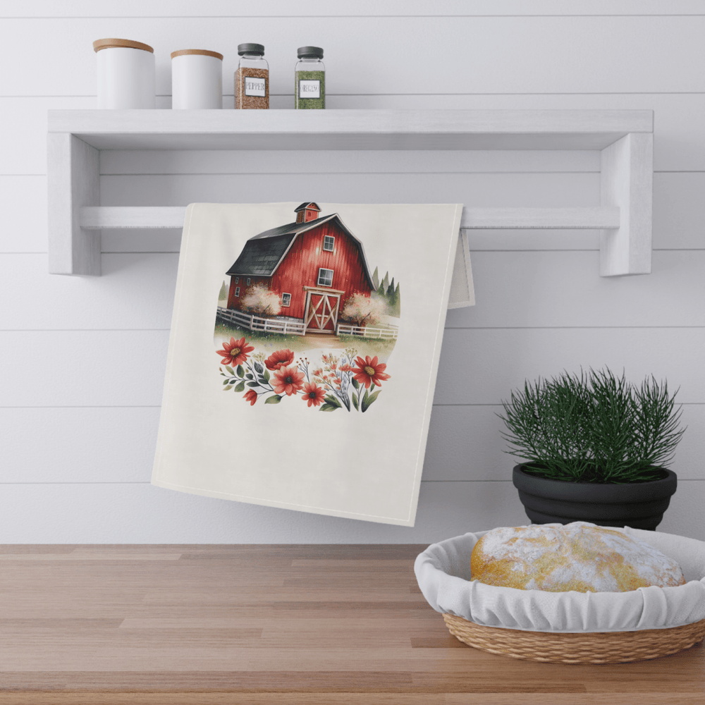 Life Is Better on the Farm Towel Set – 5 Farmhouse Designs with Roosters & Barns - East Coast Gifts