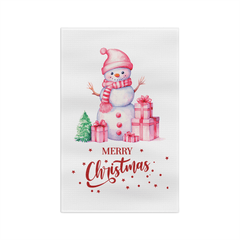 Merry Christmas Snowman Towel – Cute Holiday Kitchen Decor - East Coast Gifts