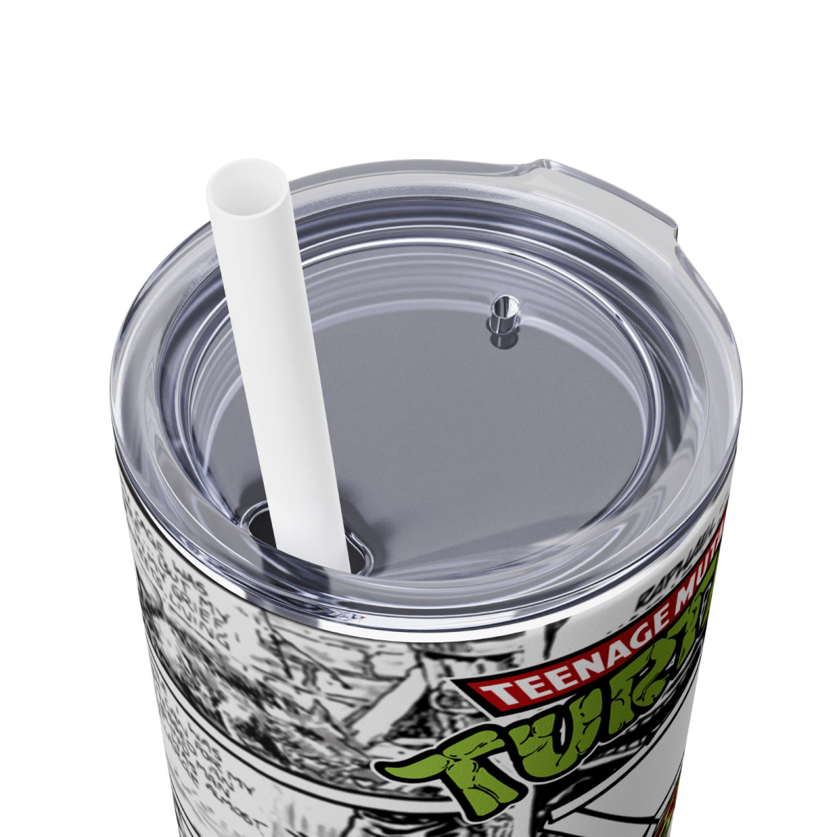 Michelangelo Ninja Turtle Gift 20oz Travel Tumbler Cartoon Comic Cup UK Stock - East Coast Gifts