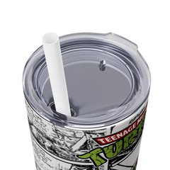 Michelangelo Ninja Turtle Gift 20oz Travel Tumbler Cartoon Comic Cup UK Stock - East Coast Gifts