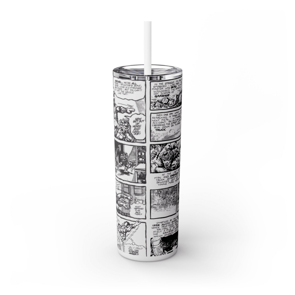 Michelangelo Ninja Turtle Gift 20oz Travel Tumbler Cartoon Comic Cup UK Stock - East Coast Gifts