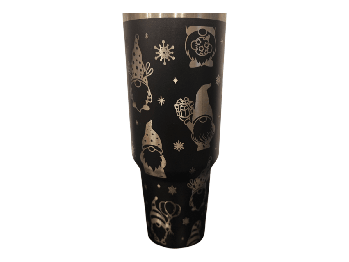 Personalised 40oz Christmas Gonk Tumbler – Stanley - Style Engraved Reusable Mug - East Coast Gifts