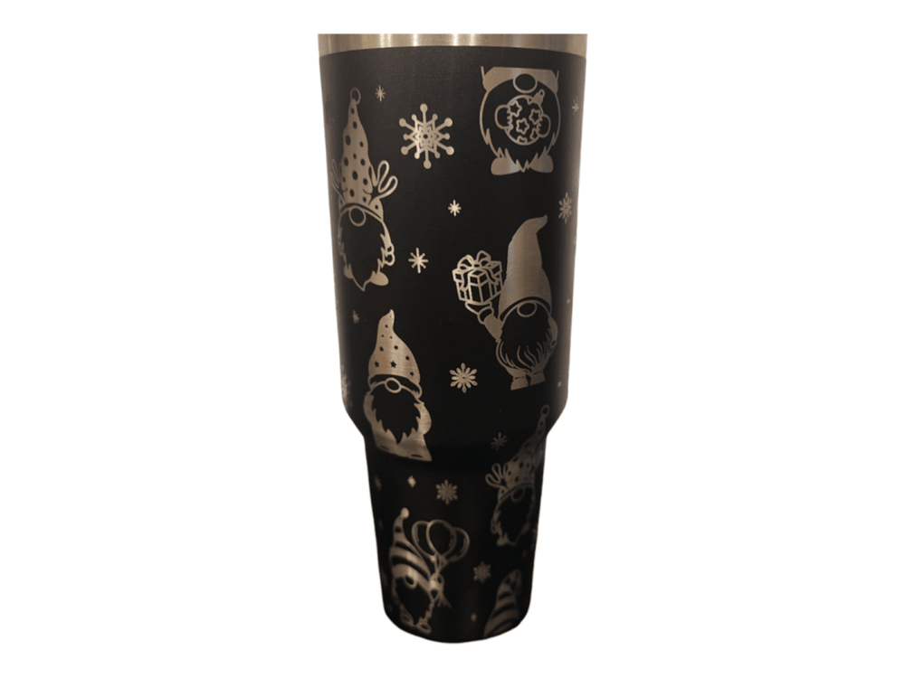Personalised 40oz Christmas Gonk Tumbler – Stanley - Style Engraved Reusable Mug - East Coast Gifts