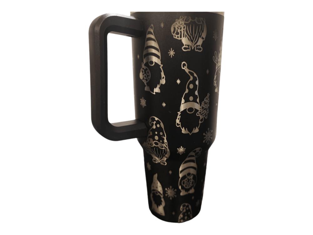Personalised 40oz Christmas Gonk Tumbler – Stanley - Style Engraved Reusable Mug - East Coast Gifts