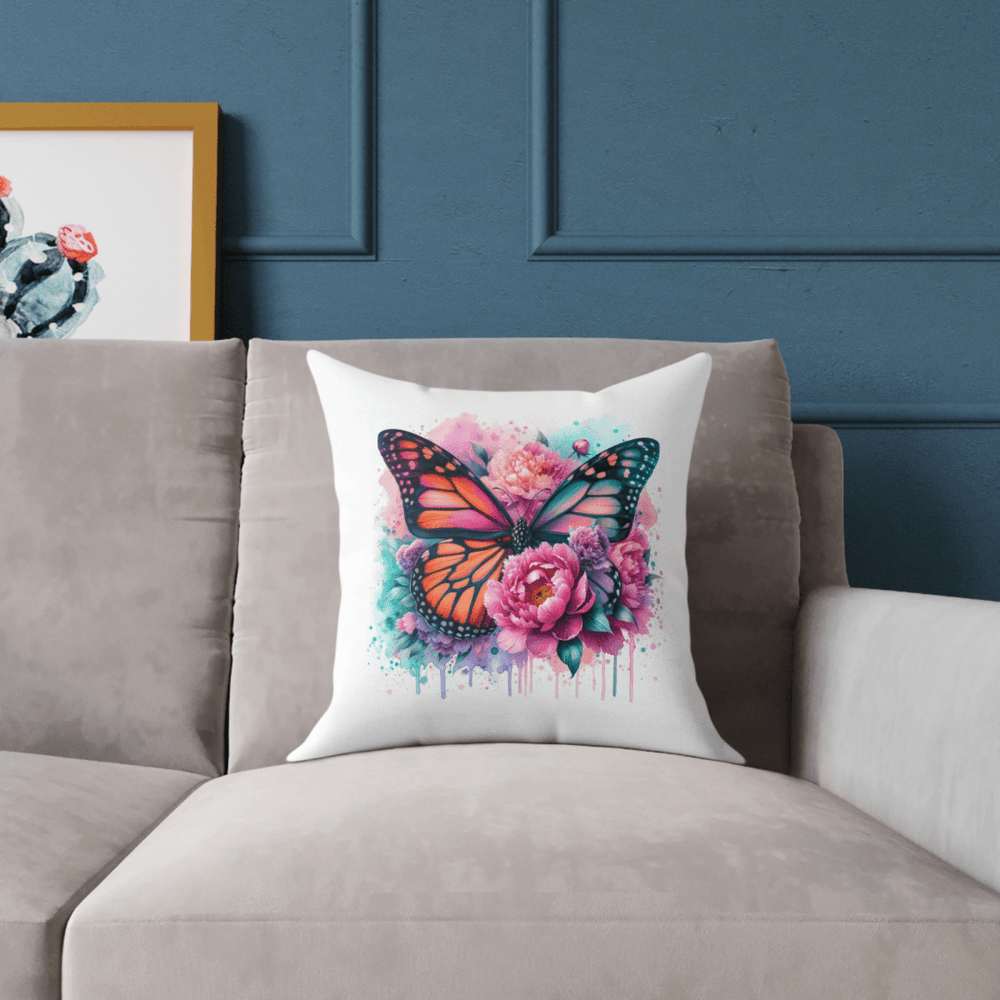 Personalised Any Name Butterfly Design Cushion Printed Birthday Gift - East Coast Gifts