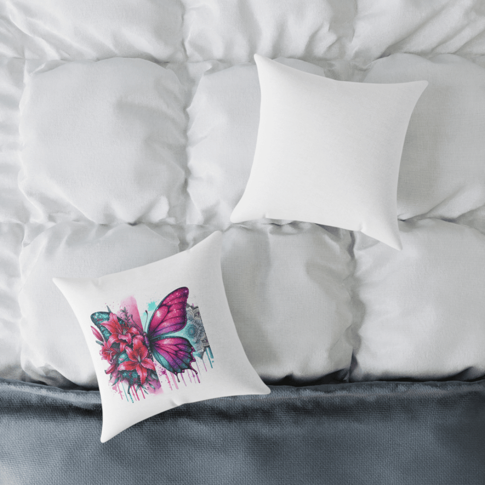 Personalised Any Name Butterfly Design Cushion Printed Birthday Gift - East Coast Gifts