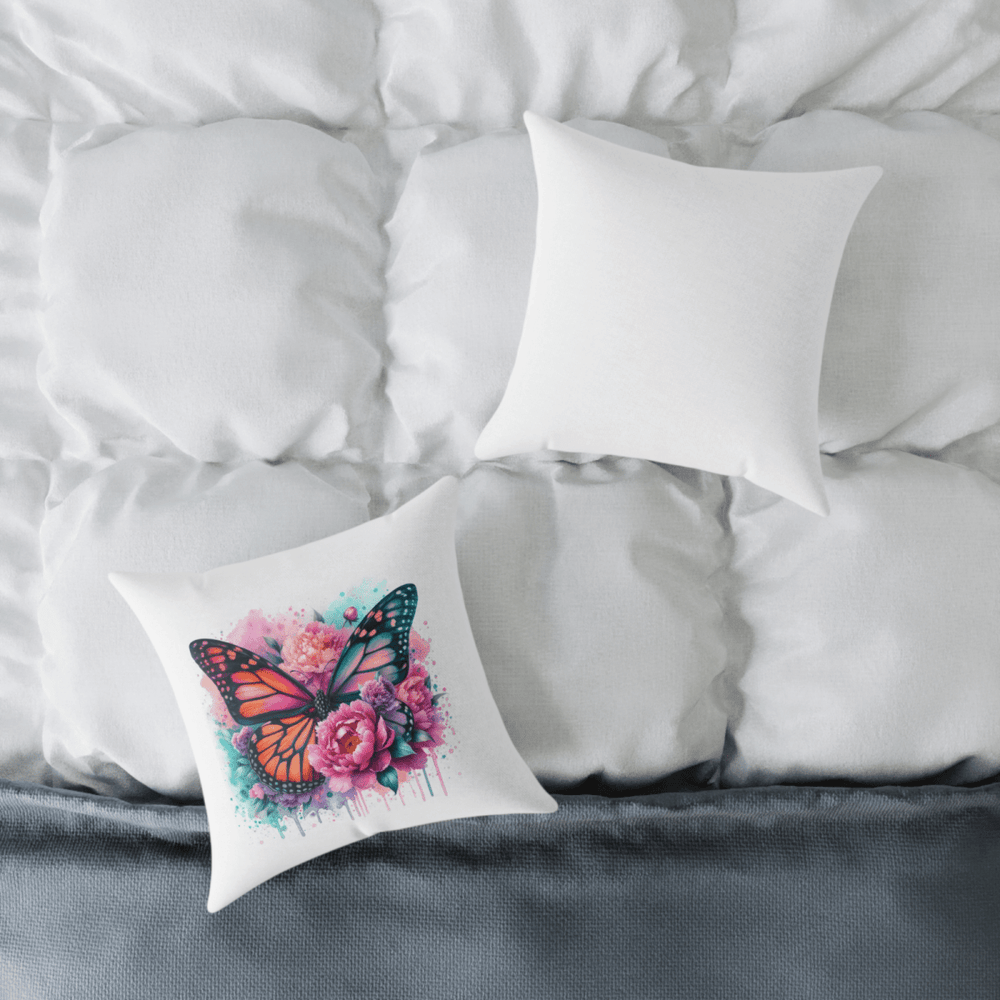 Personalised Any Name Butterfly Design Cushion Printed Birthday Gift - East Coast Gifts
