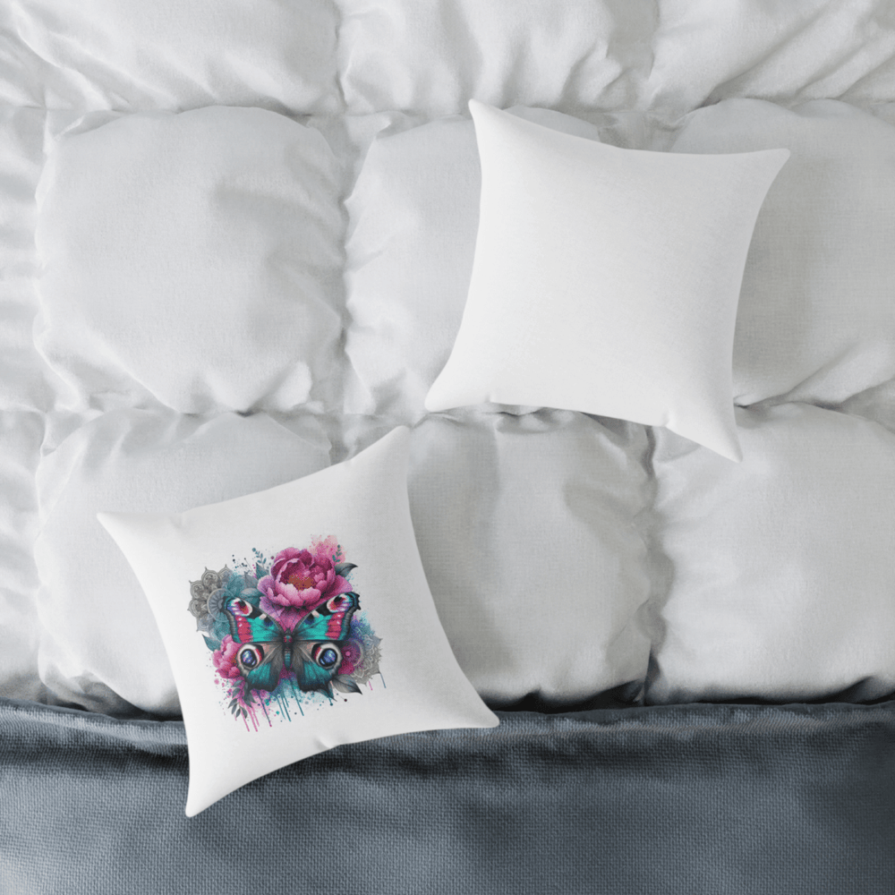 Personalised Any Name Butterfly Design Cushion Printed Birthday Gift - East Coast Gifts