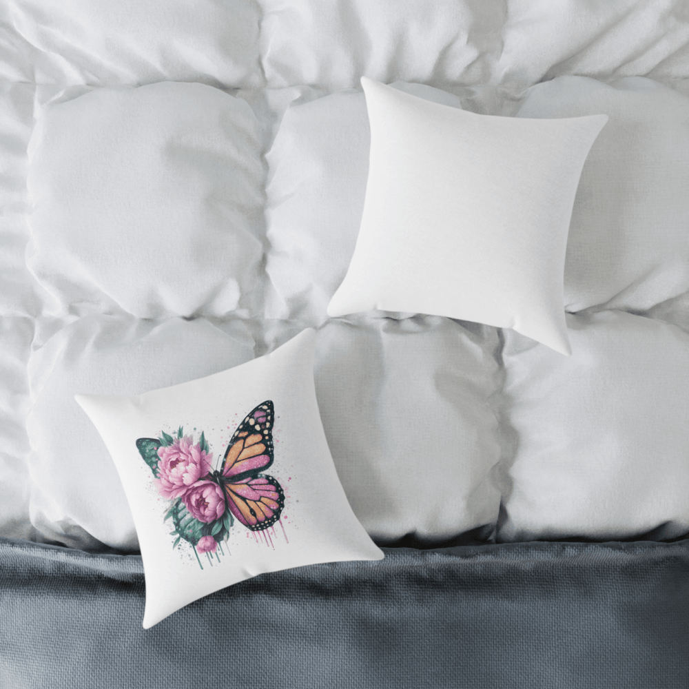 Personalised Any Name Butterfly Design Cushion Printed Birthday Gift - East Coast Gifts