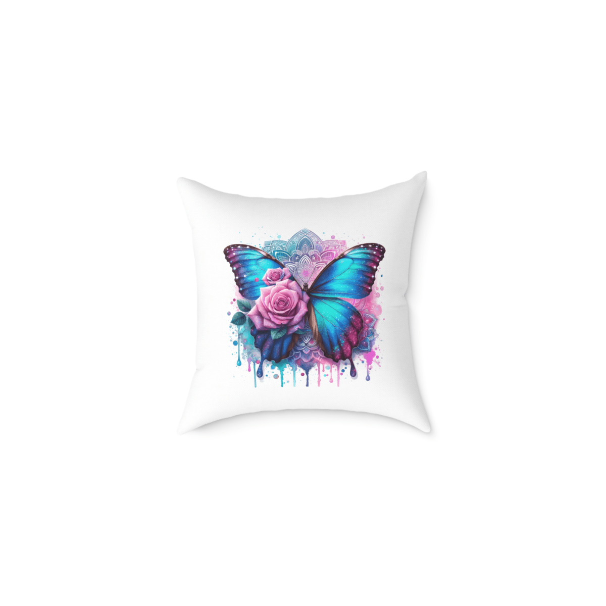 Personalised Any Name Butterfly Design Cushion Printed Birthday Gift - East Coast Gifts