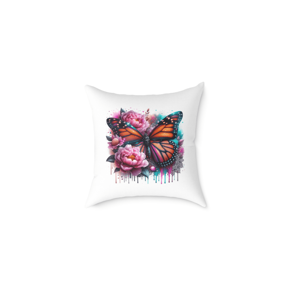 Personalised Any Name Butterfly Design Cushion Printed Birthday Gift - East Coast Gifts