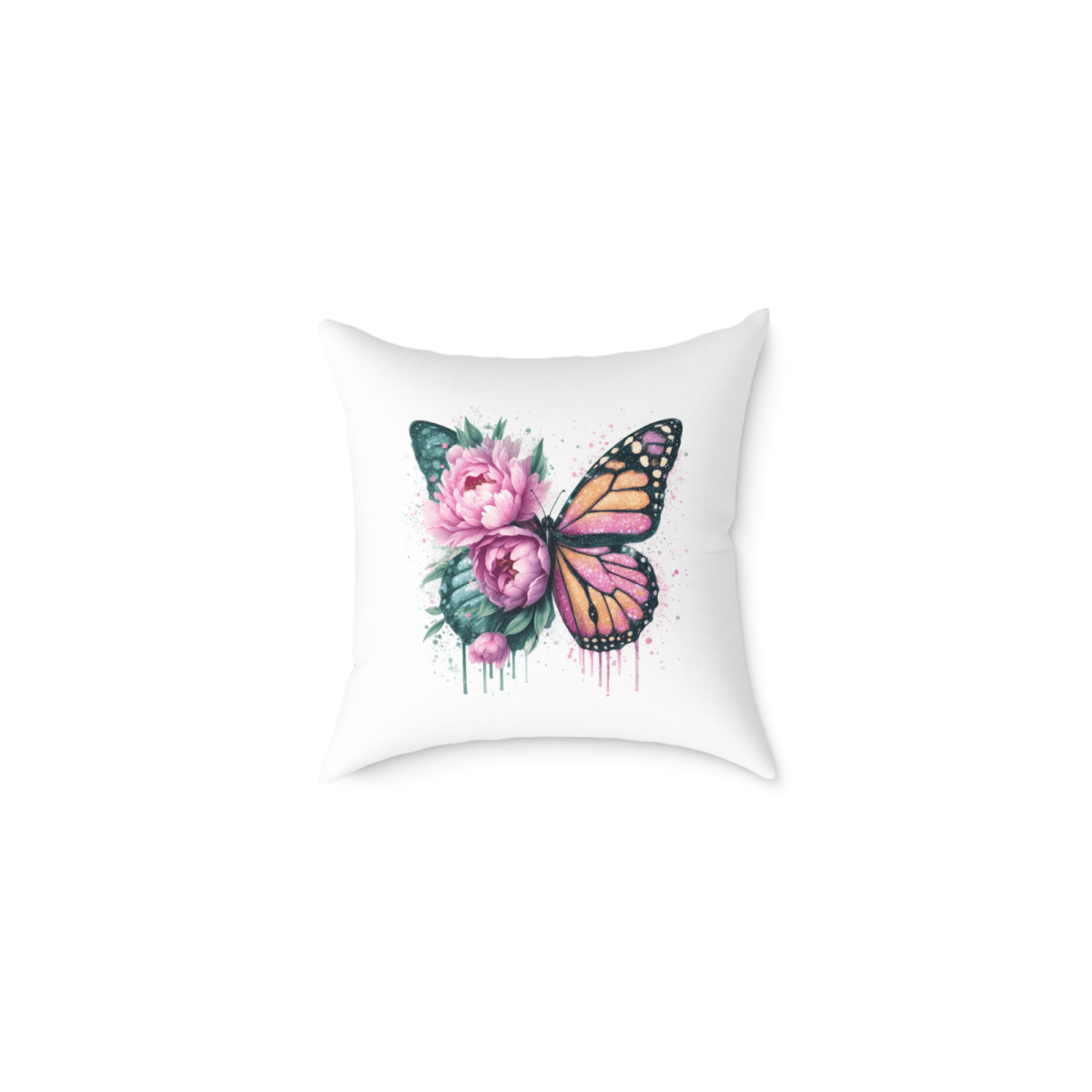 Personalised Any Name Butterfly Design Cushion Printed Birthday Gift - East Coast Gifts