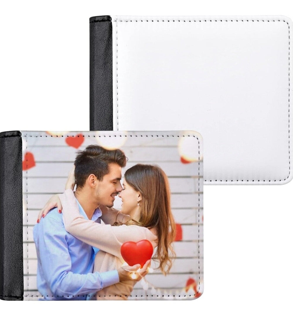 Personalised Gent's Photo Wallet add your Picture & Message Fathers Day Gift - East Coast Gifts