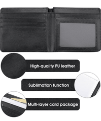 Personalised Gent's Photo Wallet add your Picture & Message Fathers Day Gift - East Coast Gifts