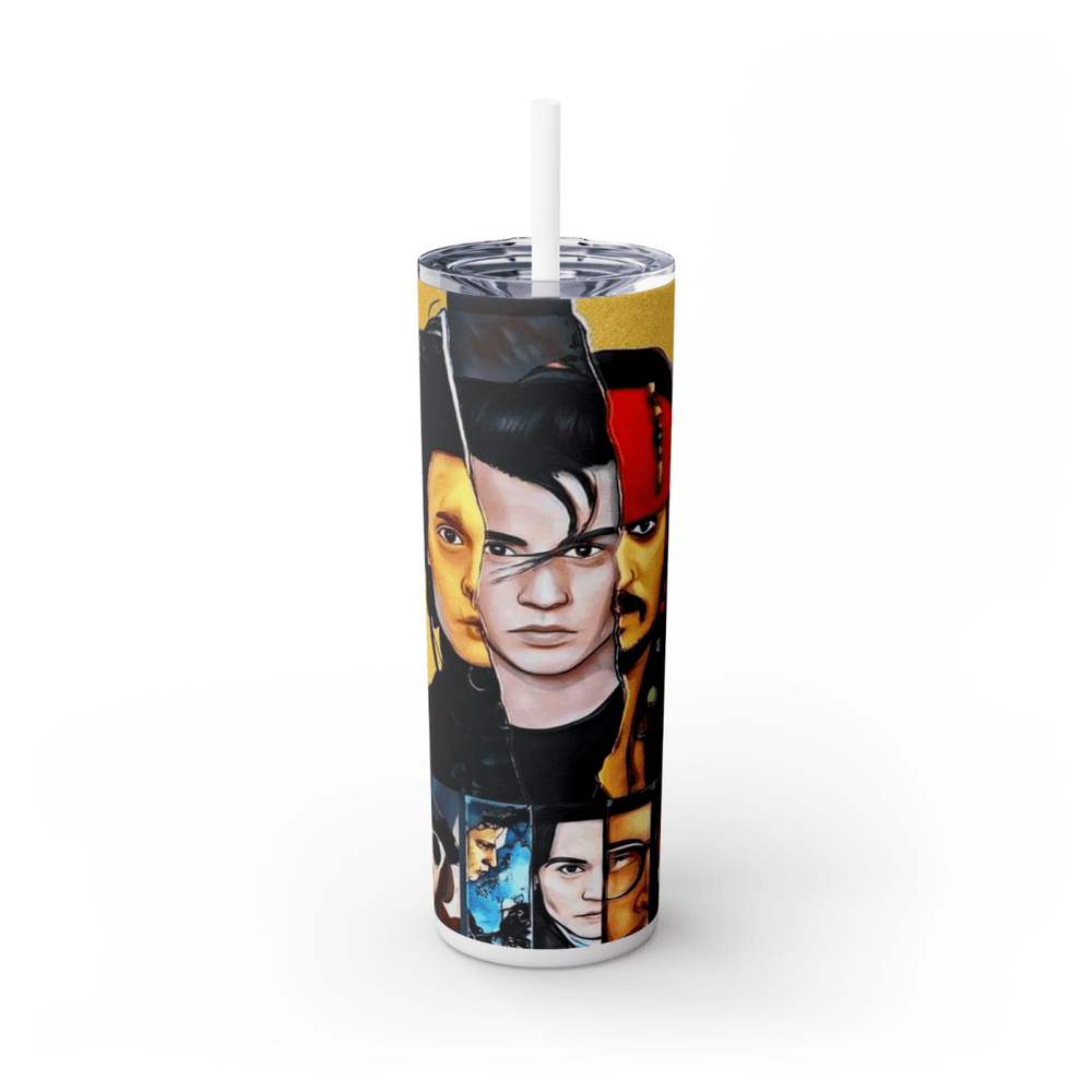 Pirates Johnny Depp 20oz Insulated HotCold Travel Coffee Mug Tumbler with Straw - East Coast Gifts