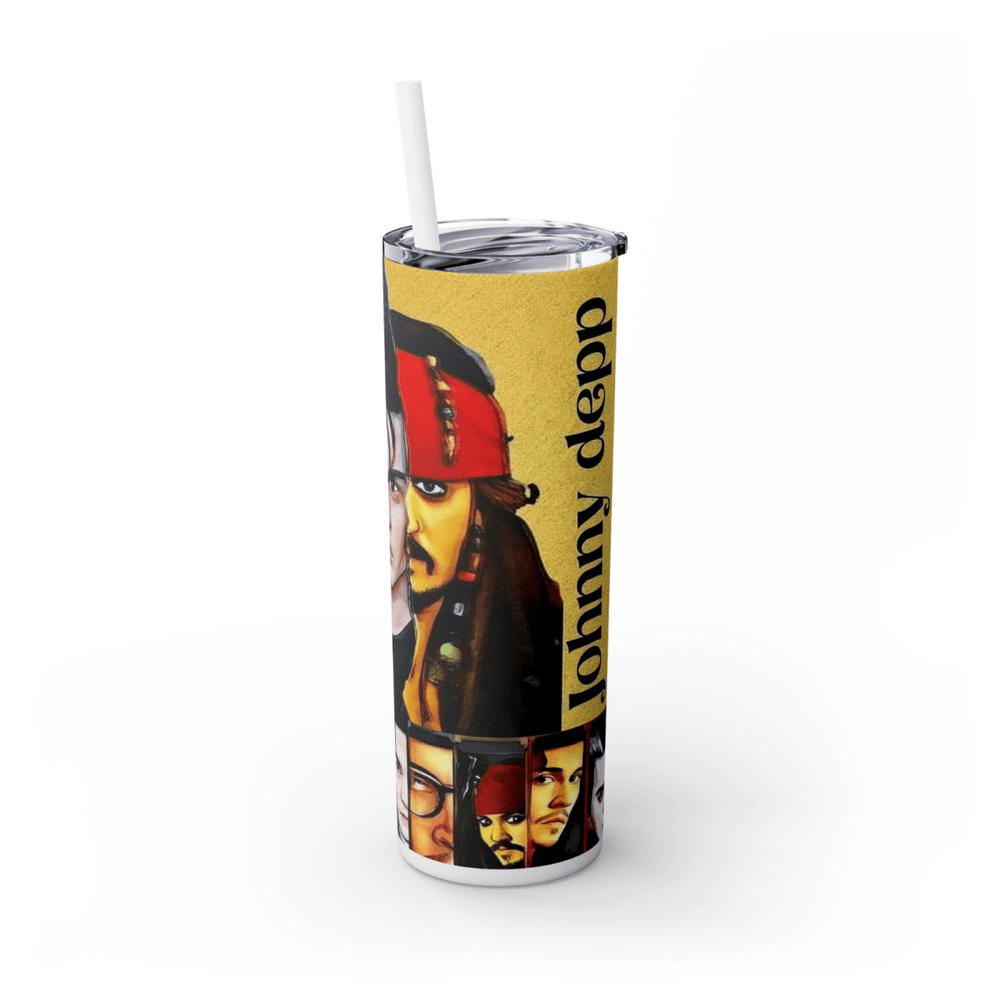 Pirates Johnny Depp 20oz Insulated HotCold Travel Coffee Mug Tumbler with Straw - East Coast Gifts