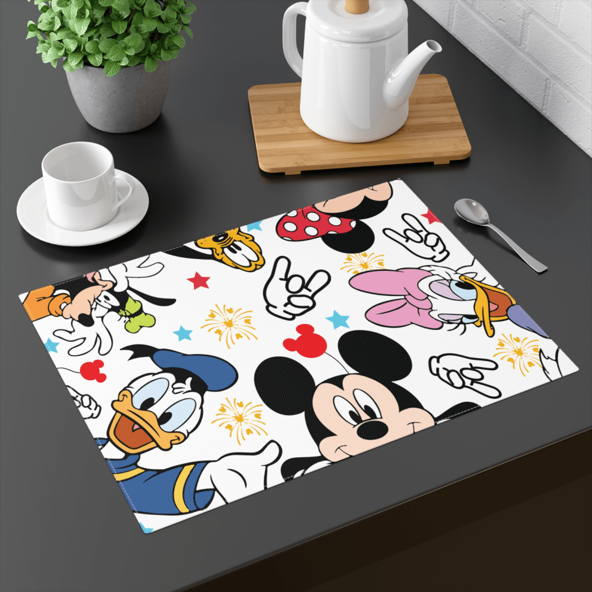 Placemat Easy Wipe Clean MDF Table Place Mat For Kids Children Boys and Girls - East Coast Gifts