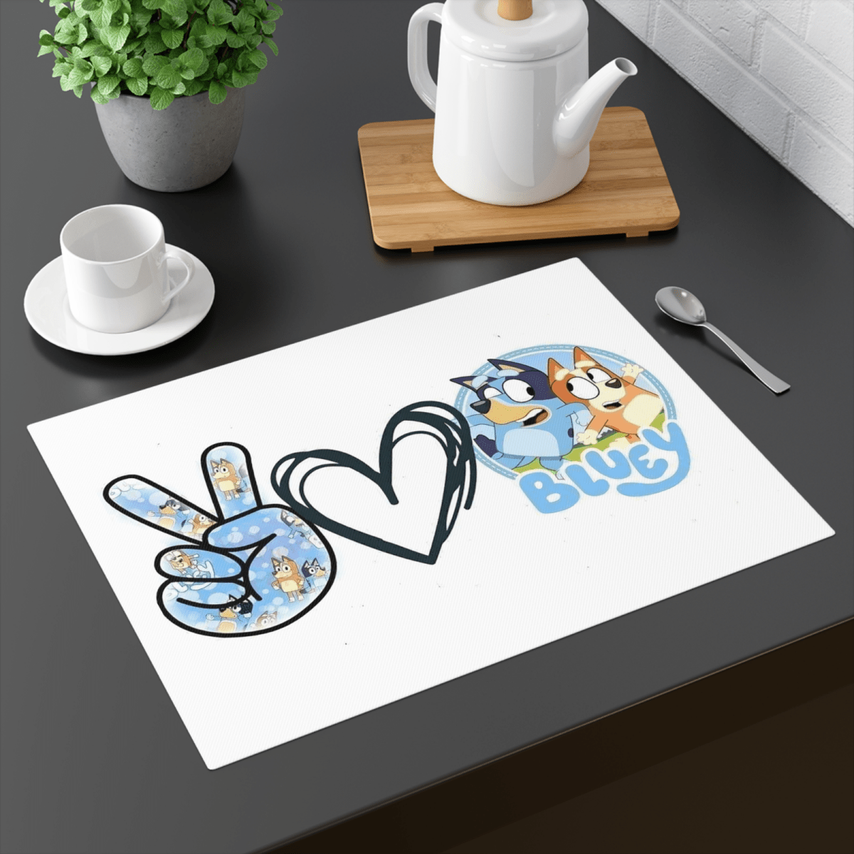Placemat Easy Wipe Clean MDF Table Place Mat For Kids Children Boys and Girls - East Coast Gifts