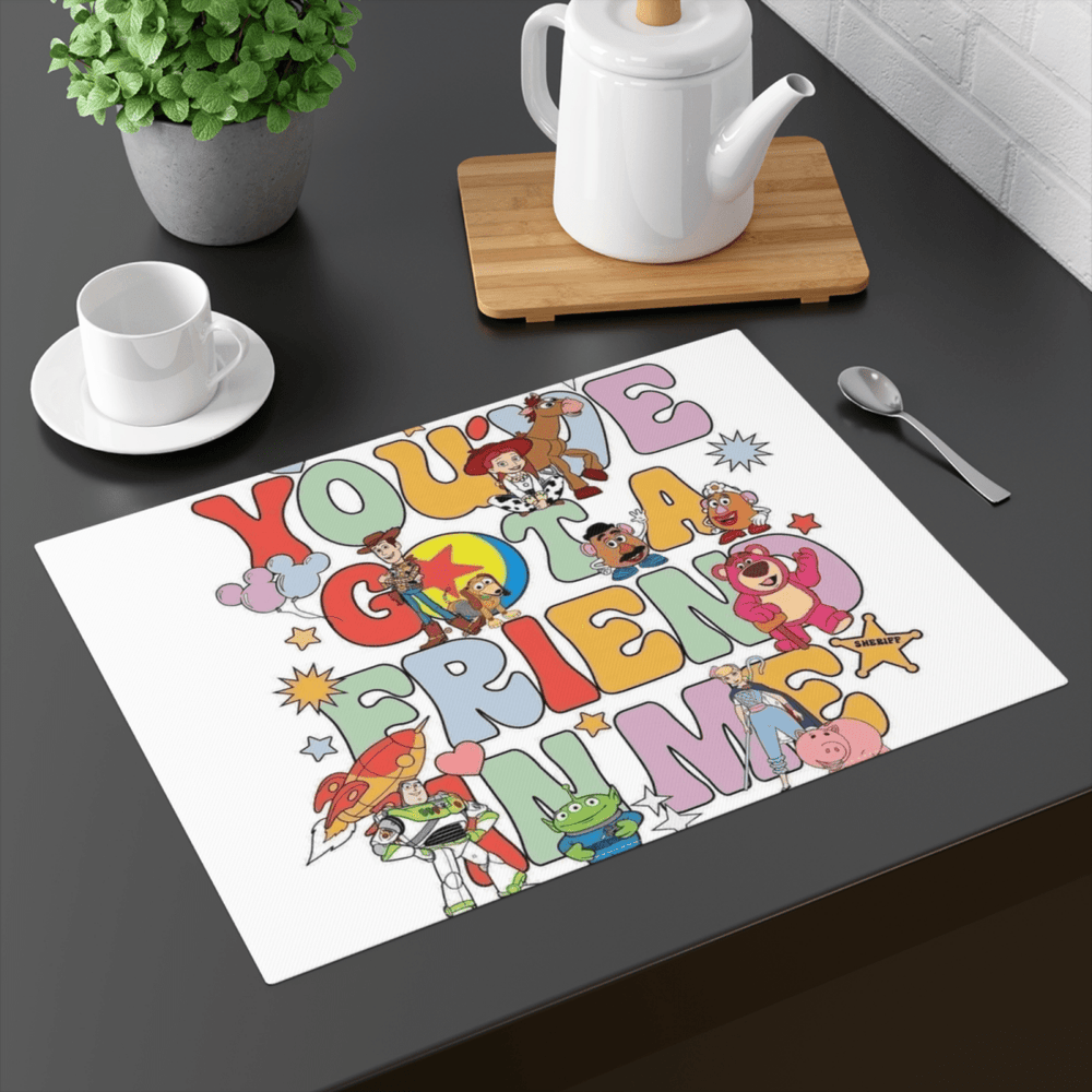 Placemat Easy Wipe Clean MDF Table Place Mat For Kids Children Boys and Girls - East Coast Gifts