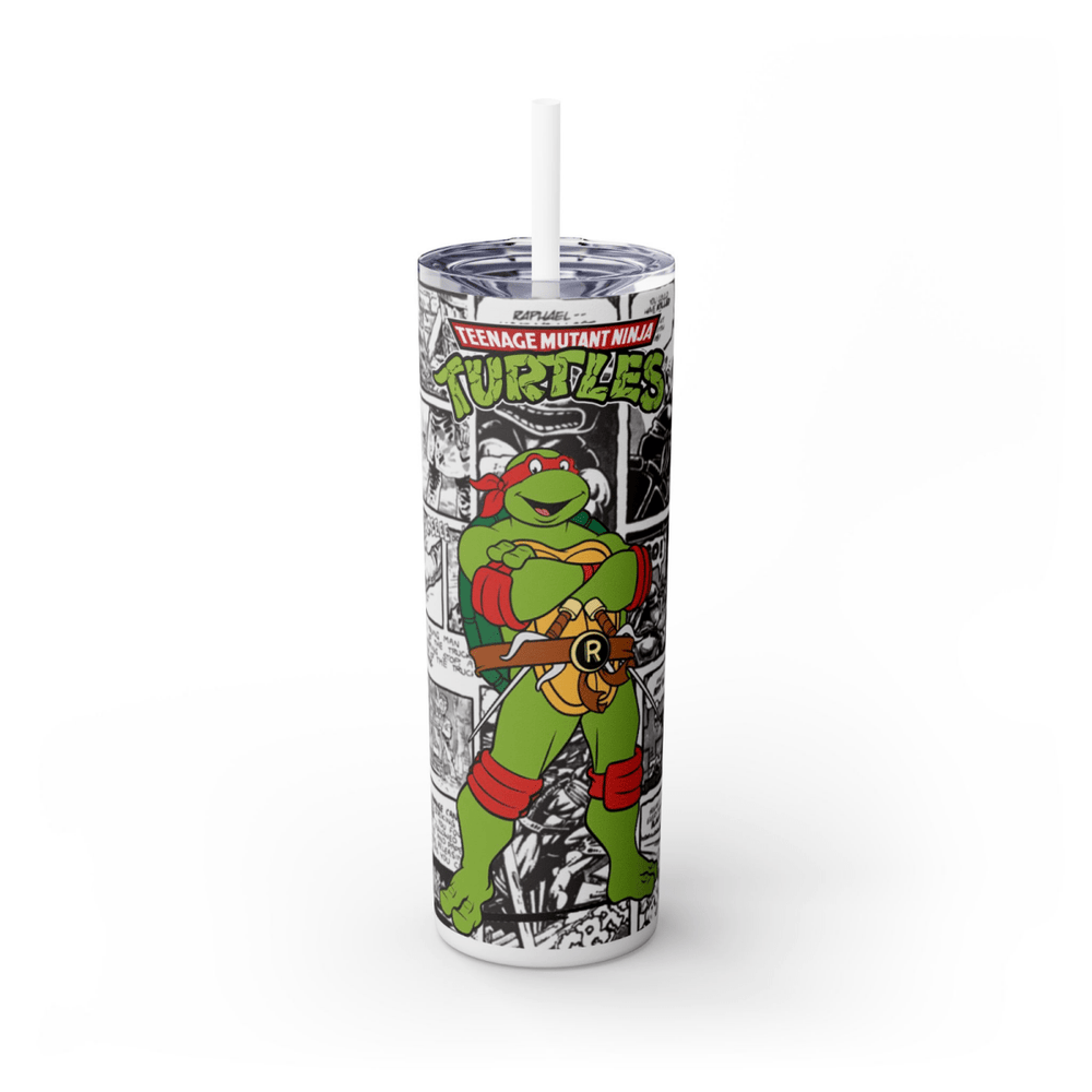 Raphael Ninja Turtle Gift – 20oz Travel Tumbler – Cartoon Comic Cup – UK Stock - East Coast Gifts
