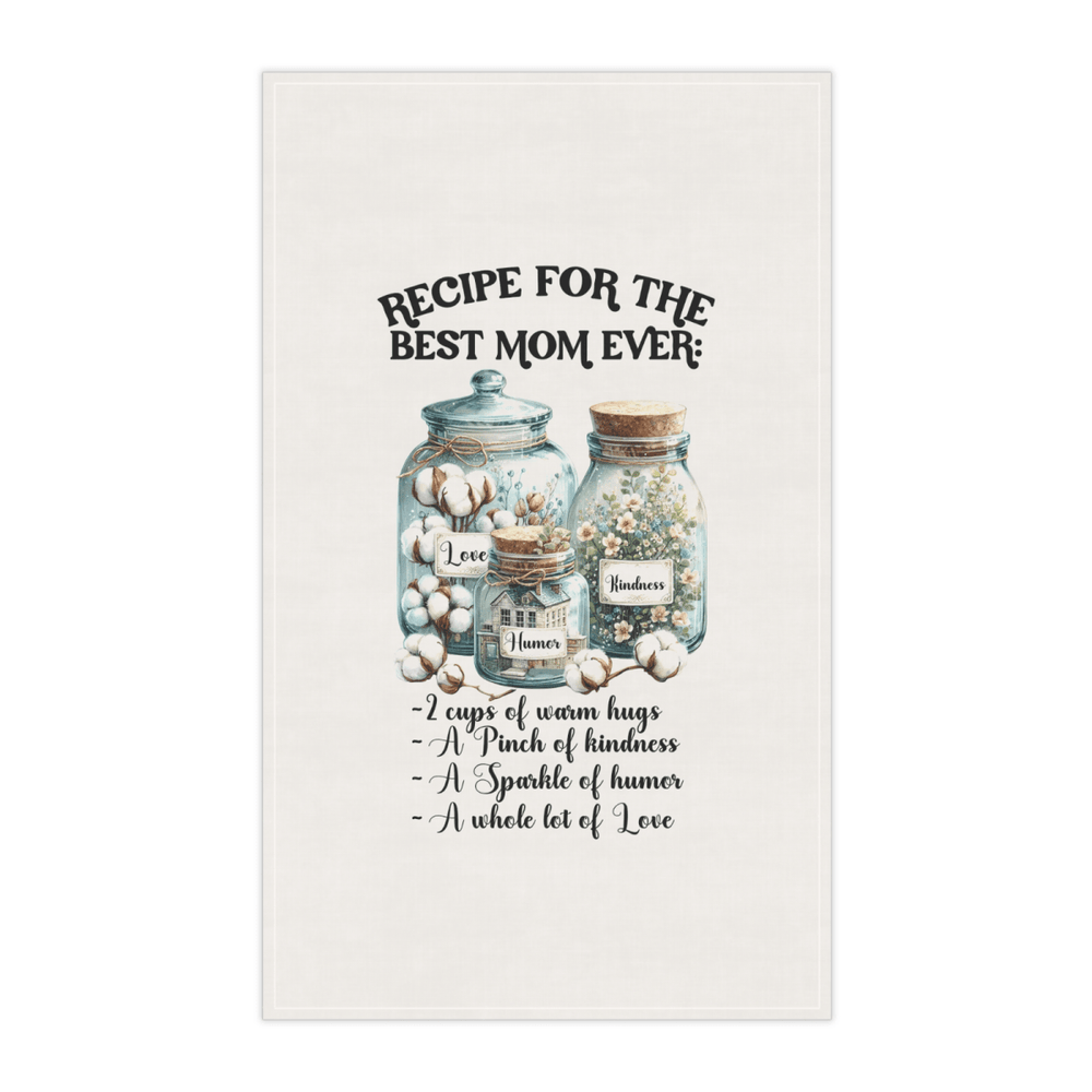 Recipe for the Best Mom Ever Towel Set – 4 Designs of Love, Kindness & Humor - East Coast Gifts