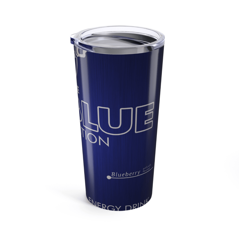 Red Bull Inspired Skinny Tumbler – 20oz Stainless Steel Cup – UK Edition - East Coast Gifts