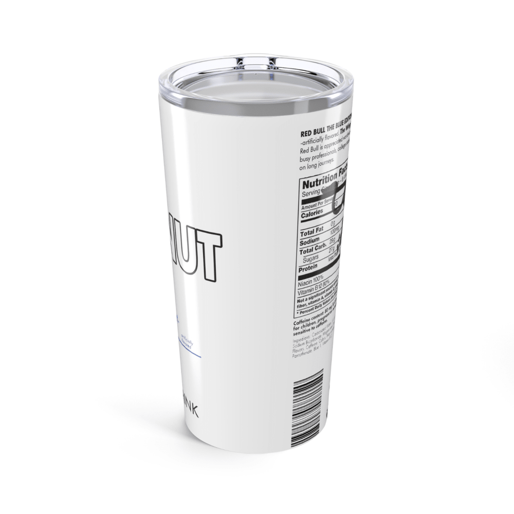 Red Bull Inspired Skinny Tumbler – 20oz Stainless Steel Cup – UK Edition - East Coast Gifts