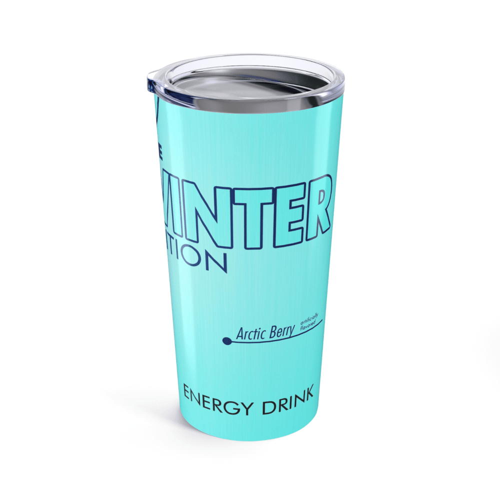 Red Bull Inspired Skinny Tumbler – 20oz Stainless Steel Cup – UK Edition - East Coast Gifts