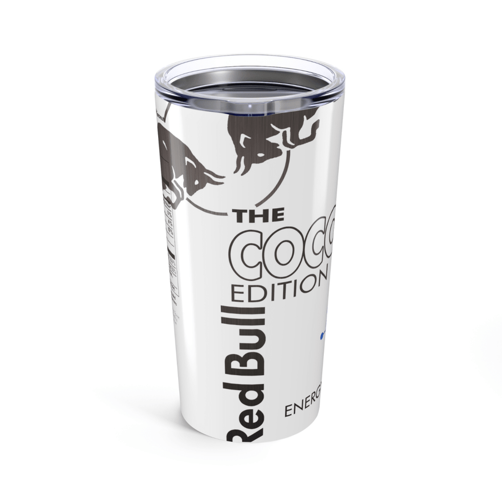 Red Bull Inspired Skinny Tumbler – 20oz Stainless Steel Cup – UK Edition - East Coast Gifts