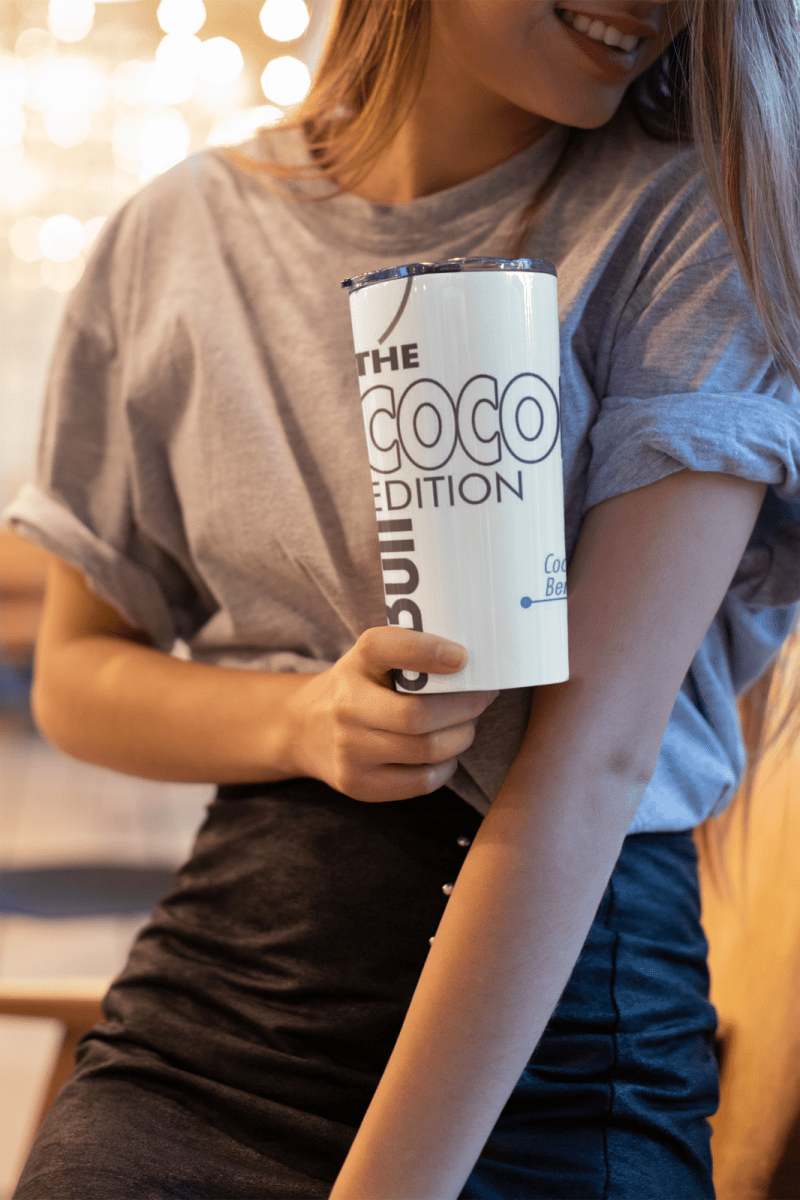 Red Bull Inspired Skinny Tumbler – 20oz Stainless Steel Cup – UK Edition - East Coast Gifts