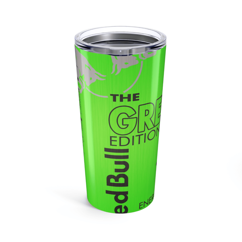 Red Bull Inspired Skinny Tumbler – 20oz Stainless Steel Cup – UK Edition - East Coast Gifts