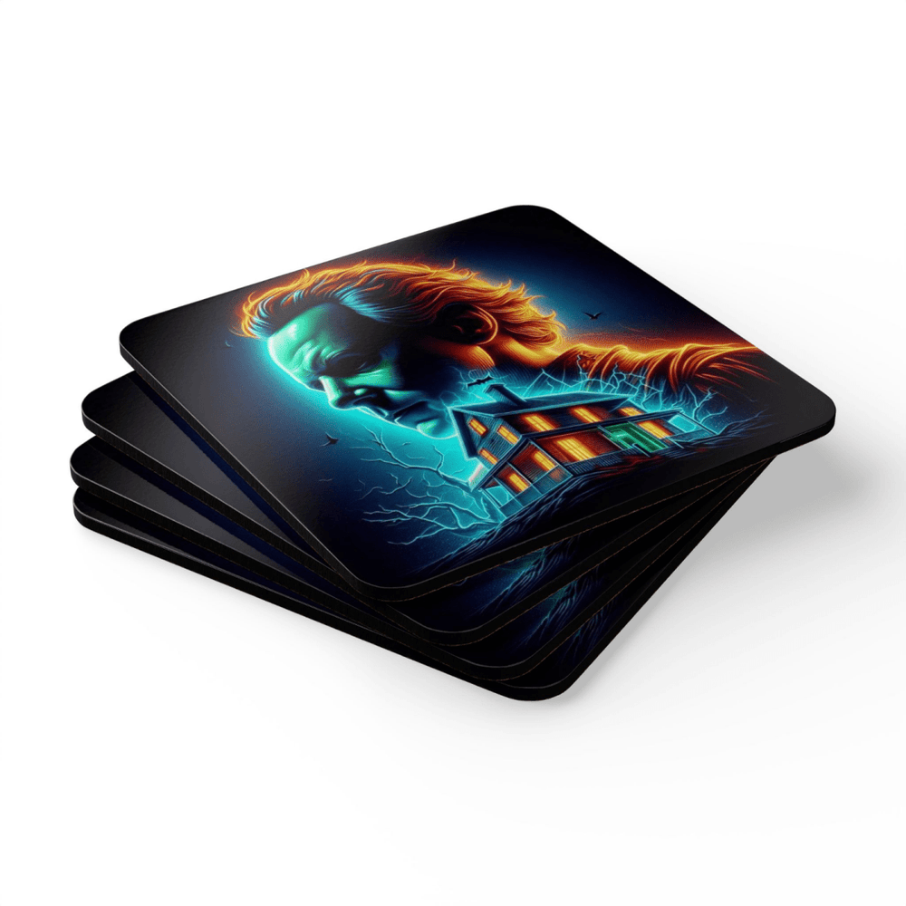 Set of 4 Halloween Coasters Gift Set Halloween Coasters Spooky Coaster Gift Set - East Coast Gifts