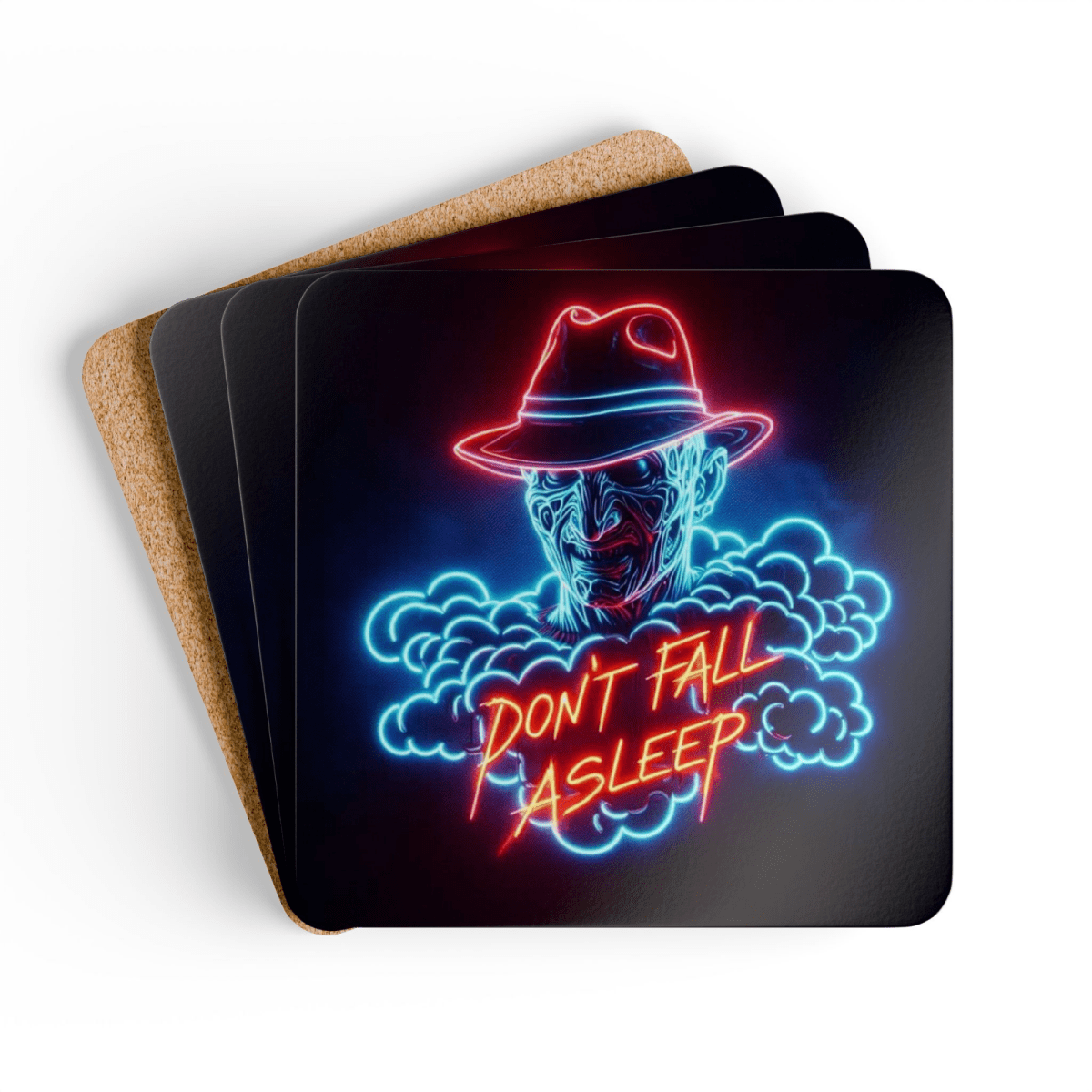 Set of 4 Halloween Coasters Gift Set Halloween Coasters Spooky Coaster Gift Set - East Coast Gifts