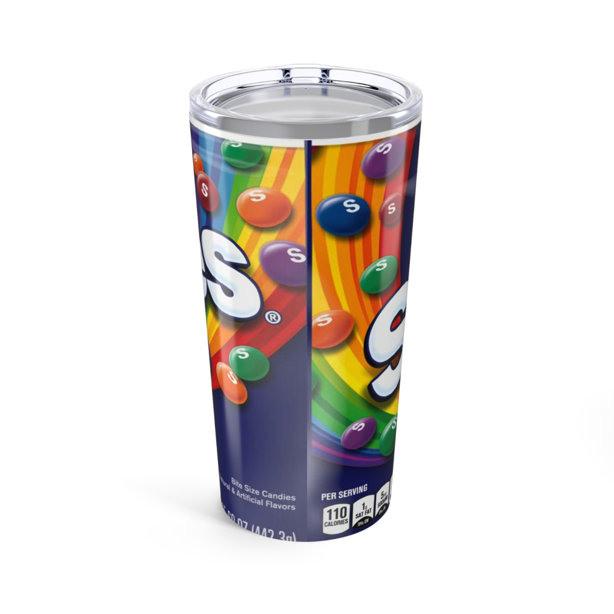 🌈 Taste the Rainbow Skittles - Inspired 20oz Stainless Steel Tumbler –Insulated🌈 - East Coast Gifts