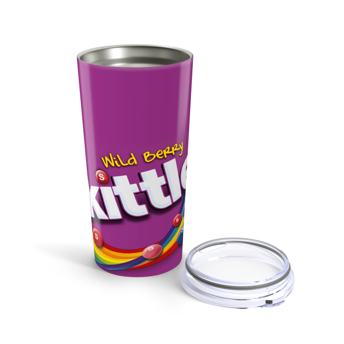 🌈 Taste the Rainbow Skittles - Inspired 20oz Stainless Steel Tumbler –Insulated🌈 - East Coast Gifts