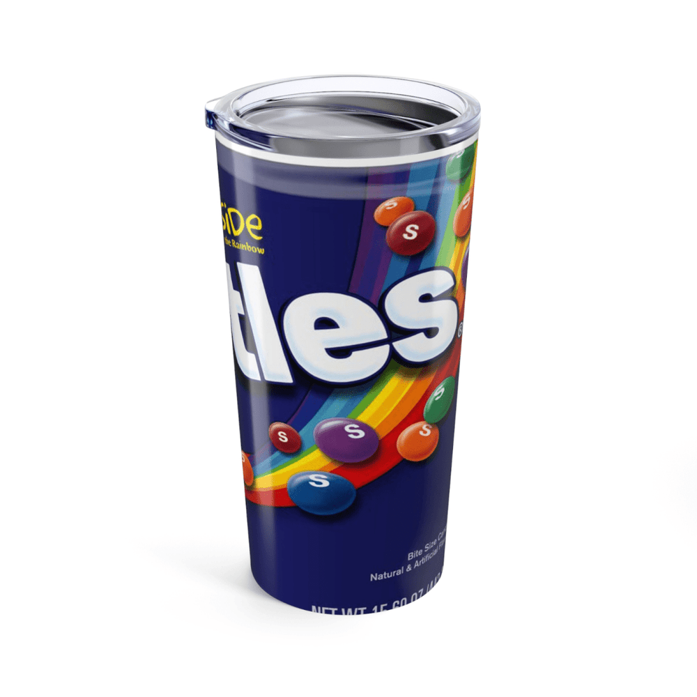 🌈 Taste the Rainbow Skittles - Inspired 20oz Stainless Steel Tumbler –Insulated🌈 - East Coast Gifts