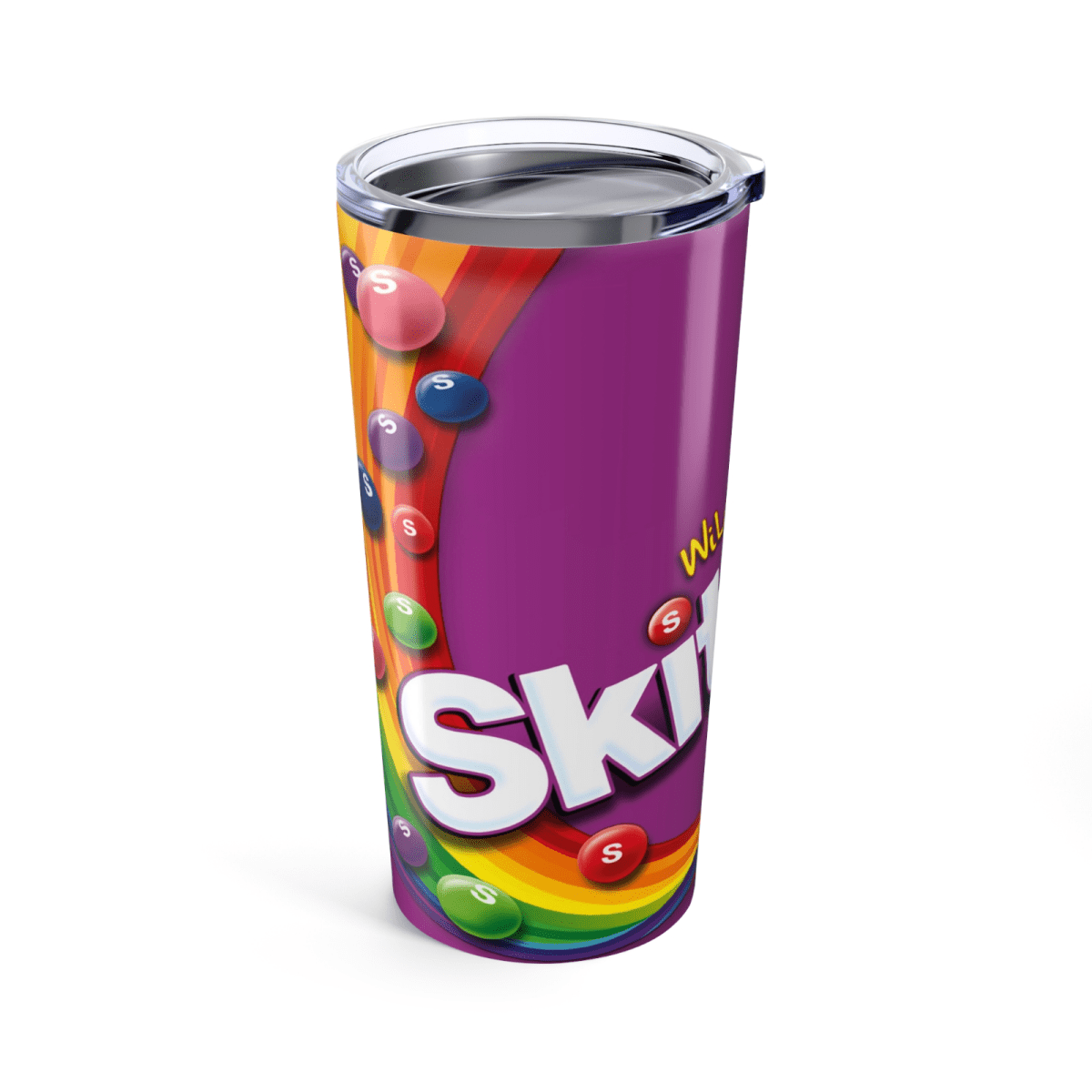 🌈 Taste the Rainbow Skittles - Inspired 20oz Stainless Steel Tumbler –Insulated🌈 - East Coast Gifts
