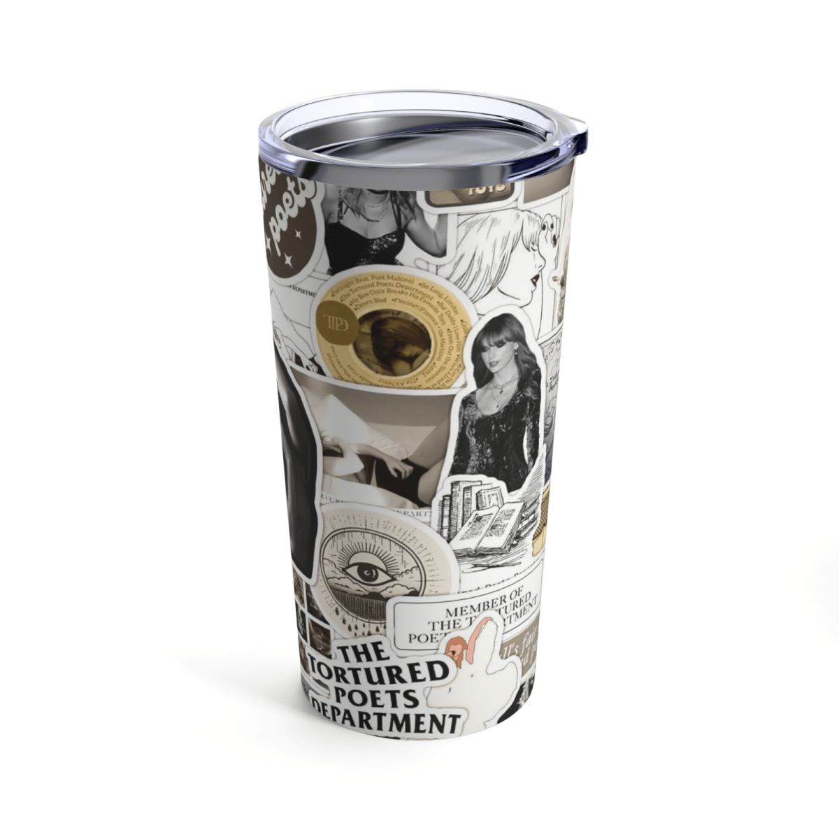 Taylor Swift Music Lover Travel Coffee Mug Tumbler with Straw - East Coast Gifts