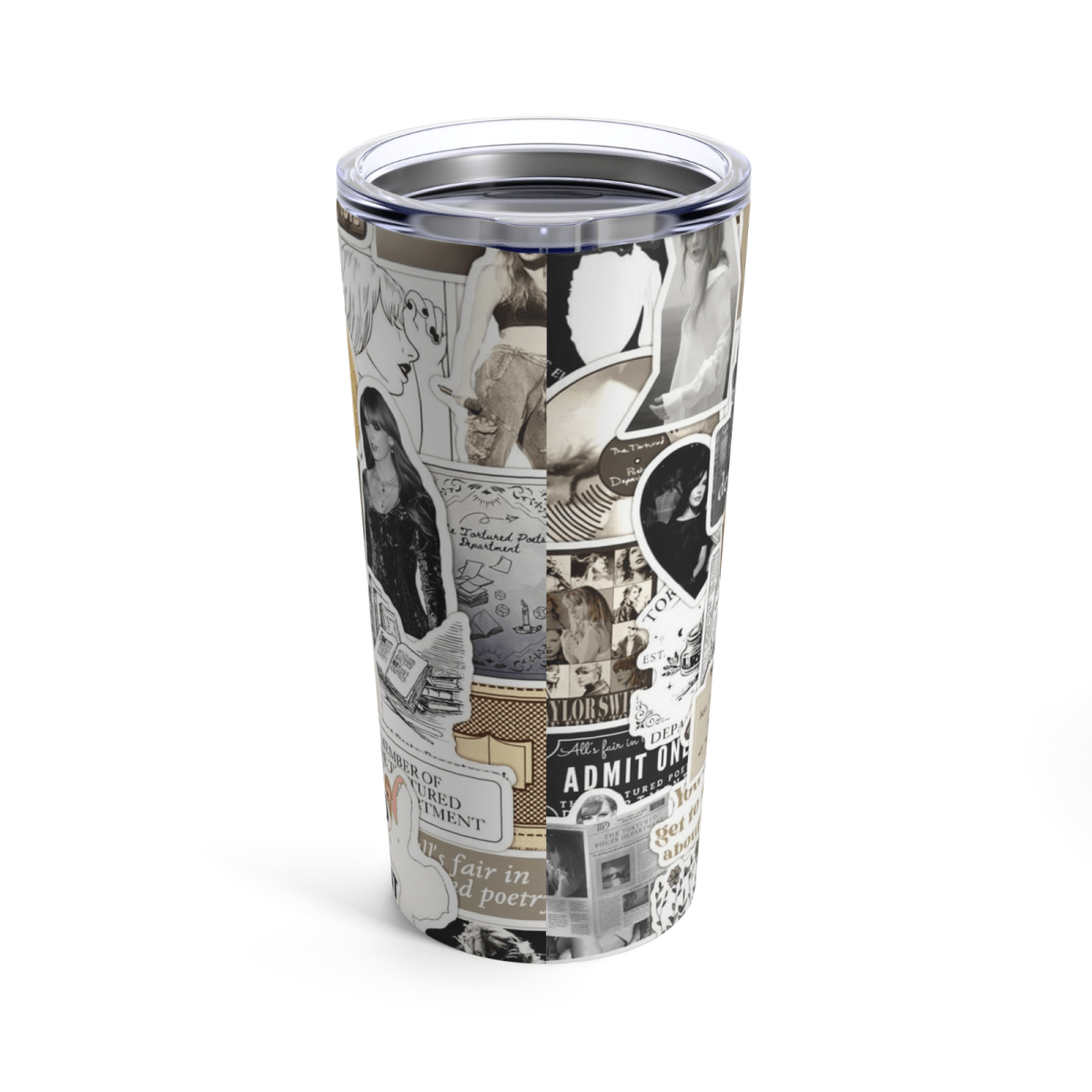 Taylor Swift Music Lover Travel Coffee Mug Tumbler with Straw - East Coast Gifts