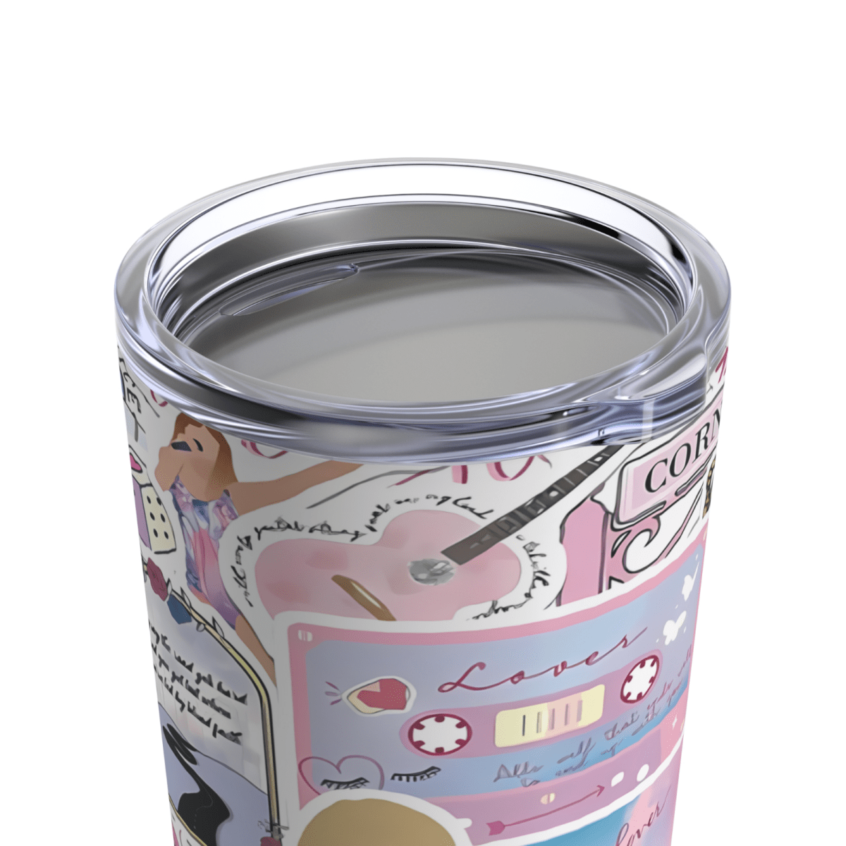 Taylor Swift Music Lover Travel Coffee Mug Tumbler with Straw - East Coast Gifts