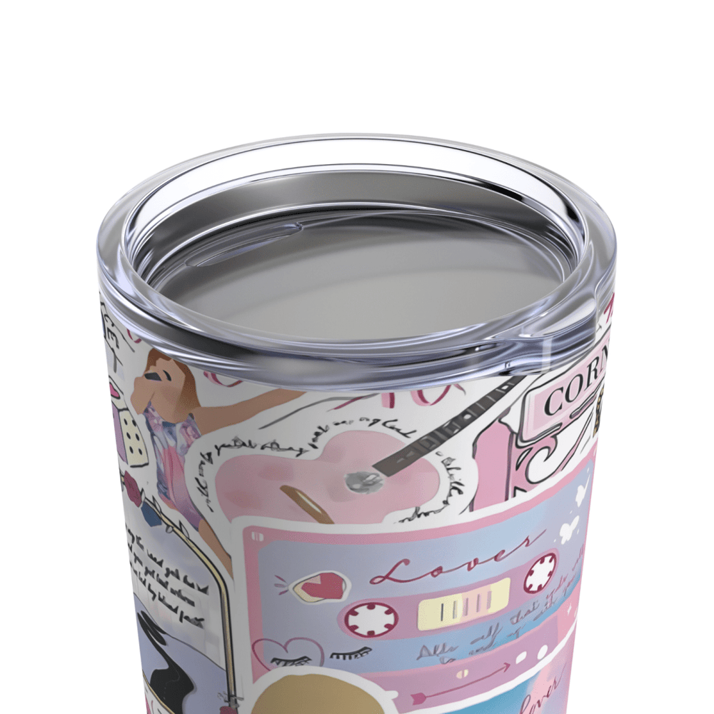 Taylor Swift Music Lover Travel Coffee Mug Tumbler with Straw - East Coast Gifts