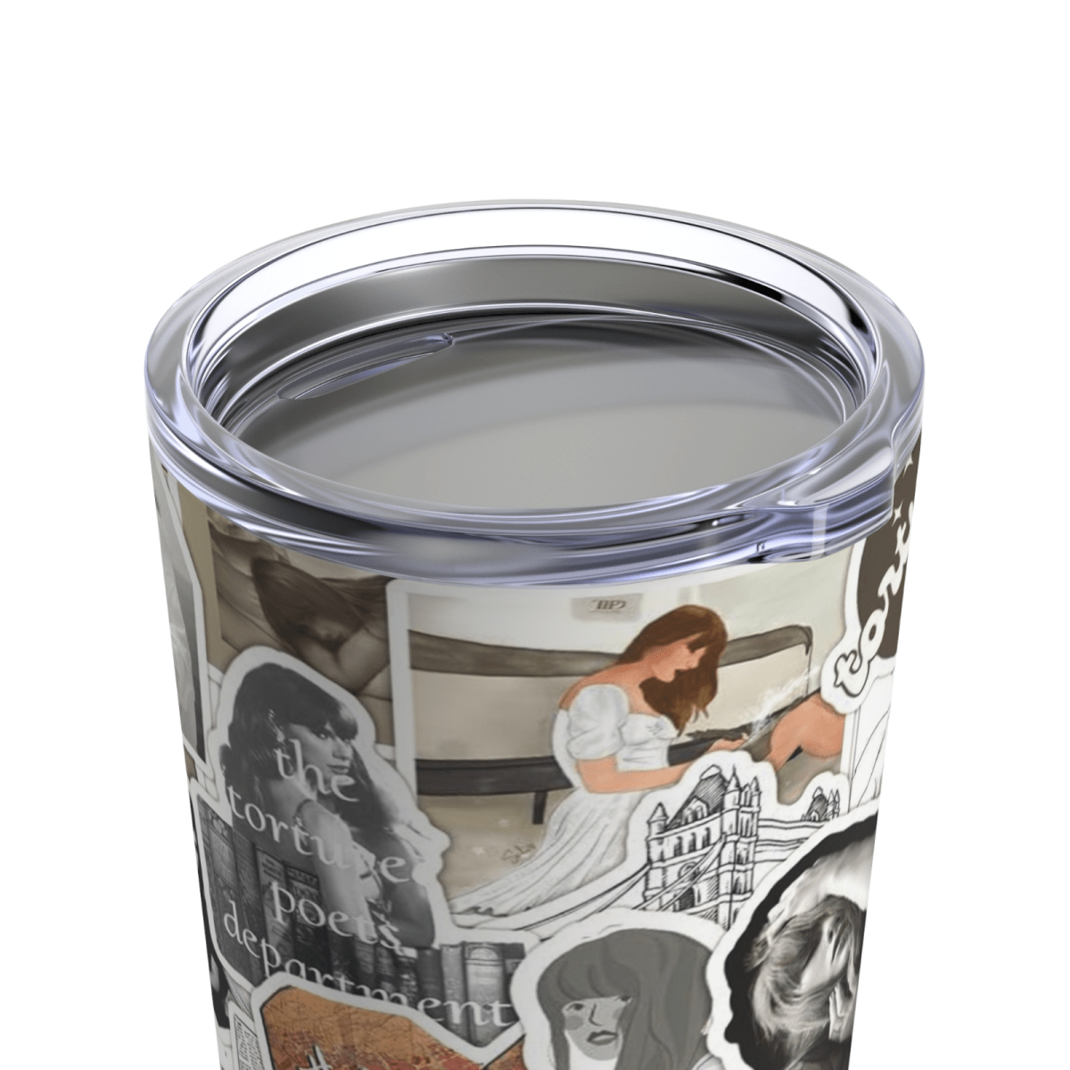 Taylor Swift Music Lover Travel Coffee Mug Tumbler with Straw - East Coast Gifts