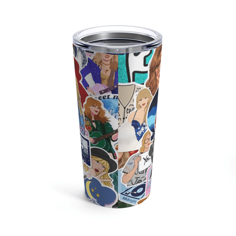 Taylor Swift Music Lover Travel Coffee Mug Tumbler with Straw - East Coast Gifts