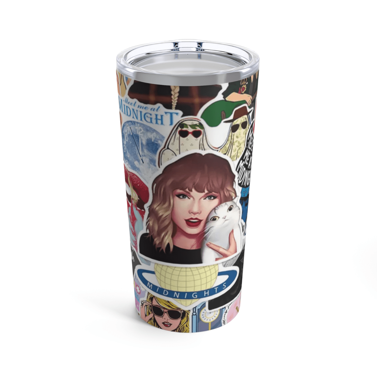 Taylor Swift Music Lover Travel Coffee Mug Tumbler with Straw - East Coast Gifts