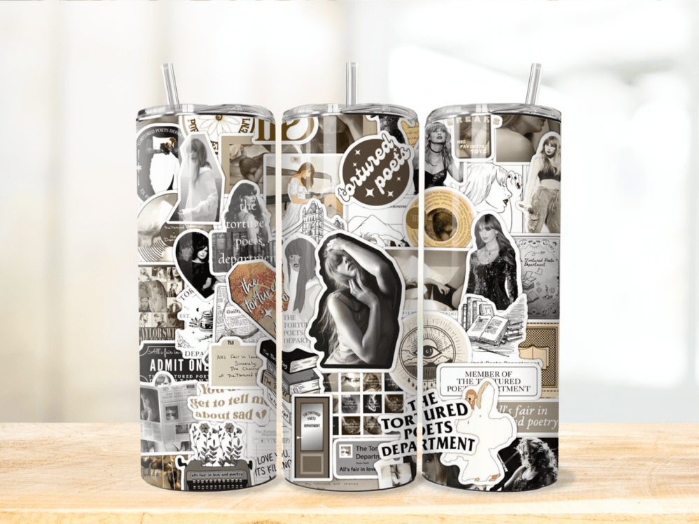 Taylor Swift Music Lover Travel Coffee Mug Tumbler with Straw - East Coast Gifts