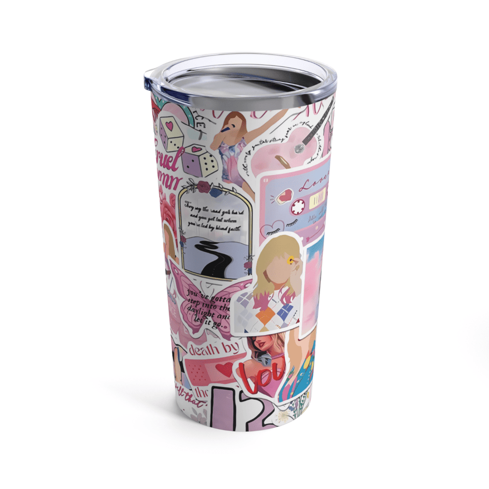 Taylor Swift Music Lover Travel Coffee Mug Tumbler with Straw - East Coast Gifts