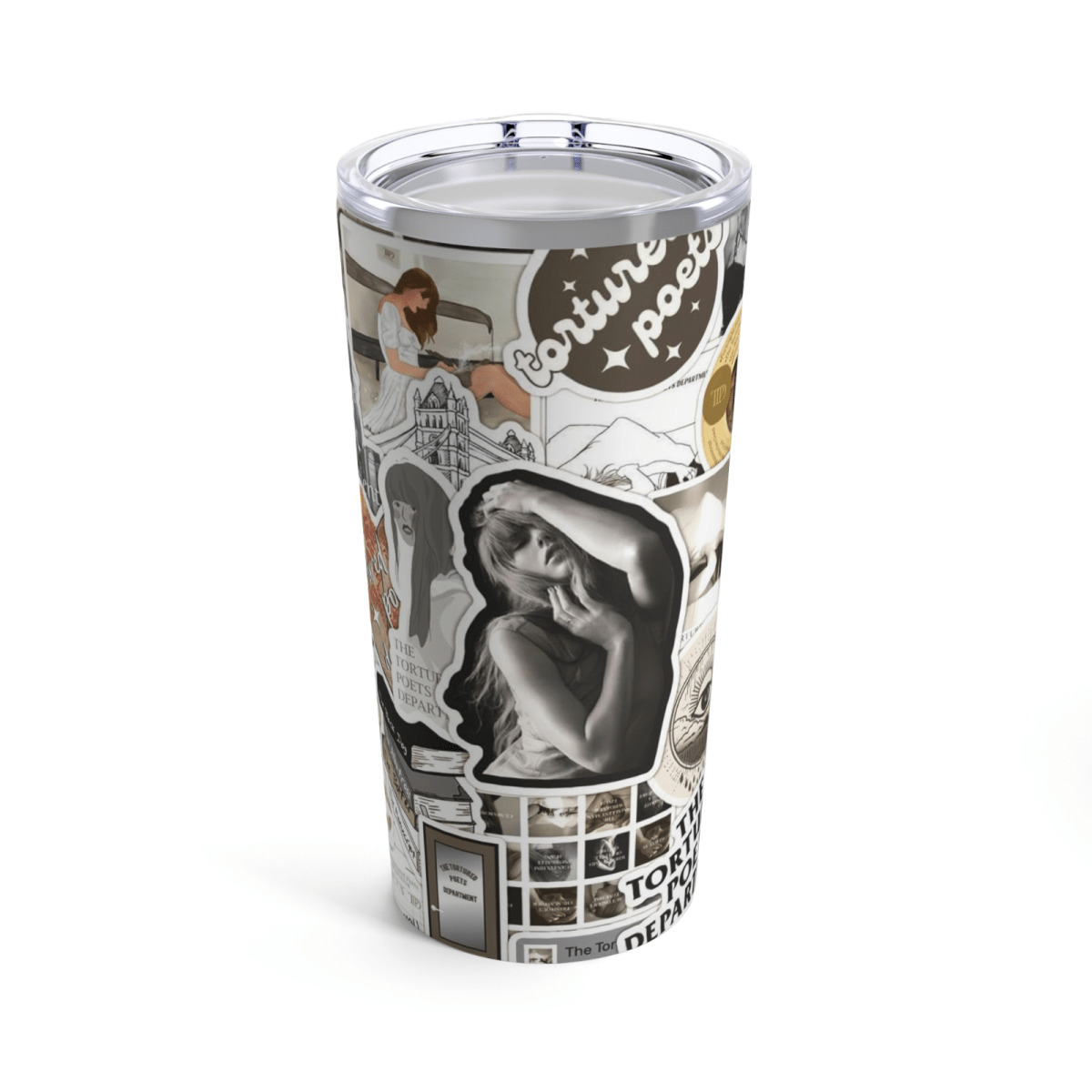 Taylor Swift Music Lover Travel Coffee Mug Tumbler with Straw - East Coast Gifts