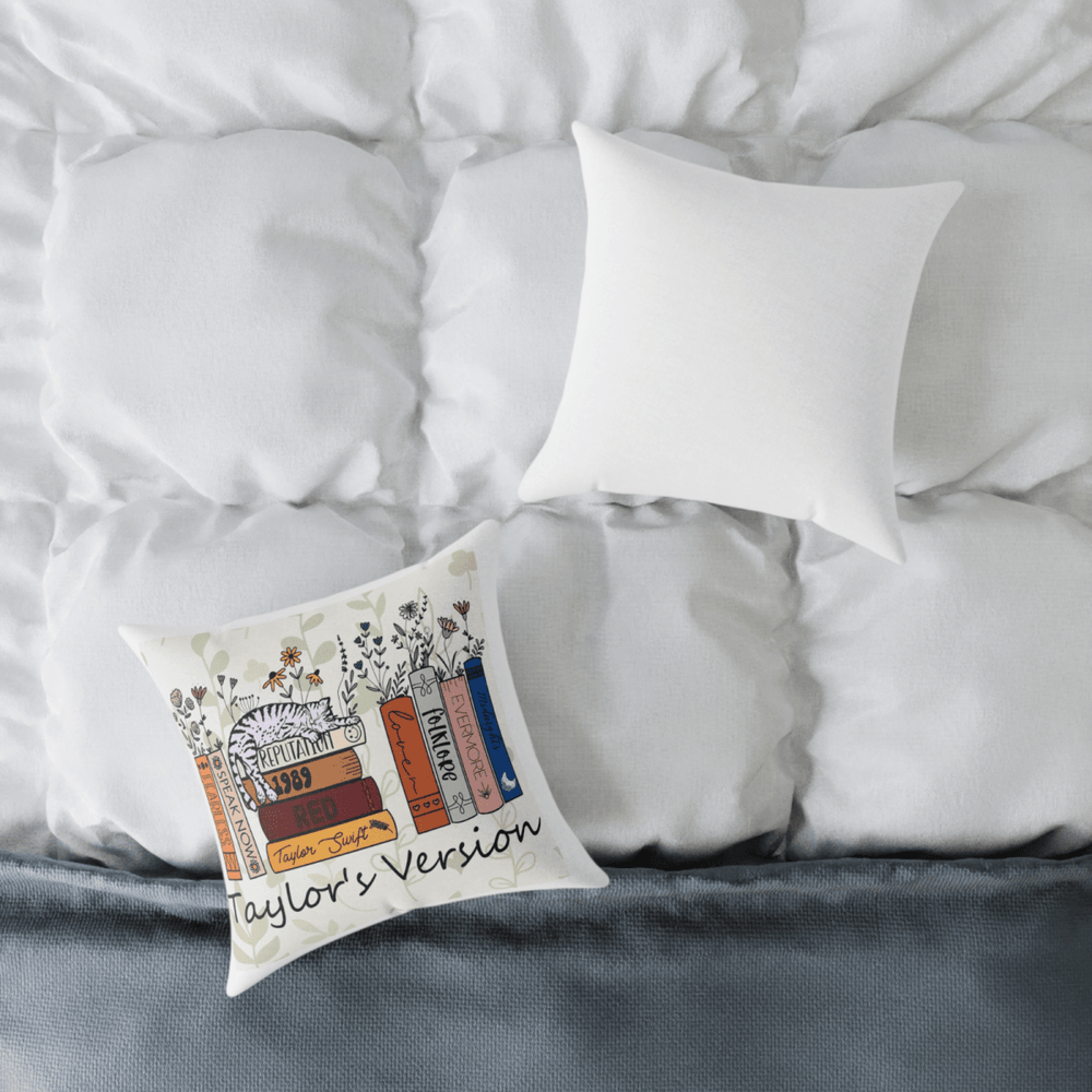 Taylor Swift Throw Pillow Collection – 40x40cm with Infill | Swiftie Home Decor - East Coast Gifts