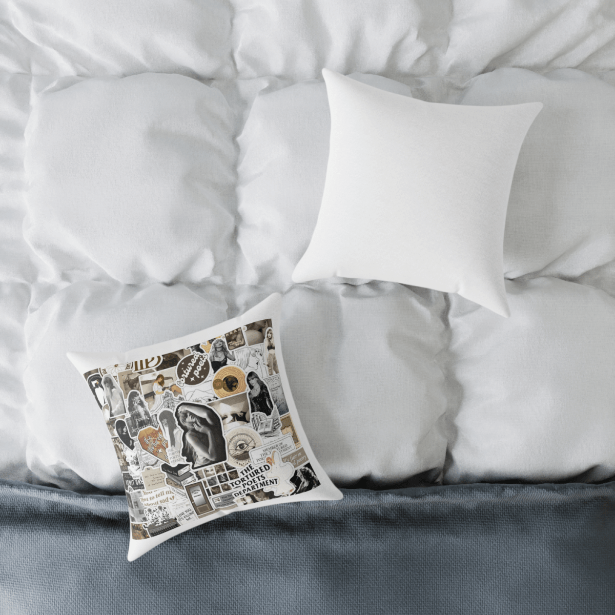 Taylor Swift Throw Pillow Collection – 40x40cm with Infill | Swiftie Home Decor - East Coast Gifts