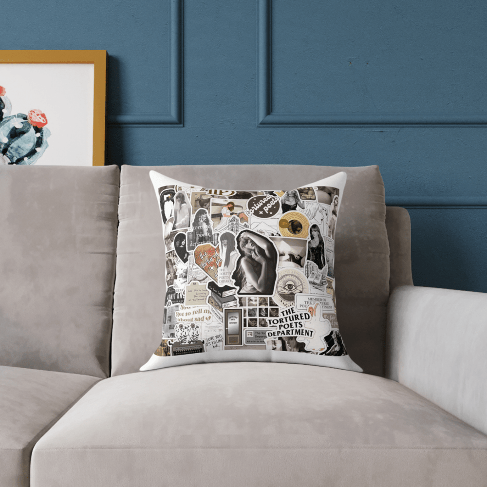 Taylor Swift Throw Pillow Collection – 40x40cm with Infill | Swiftie Home Decor - East Coast Gifts